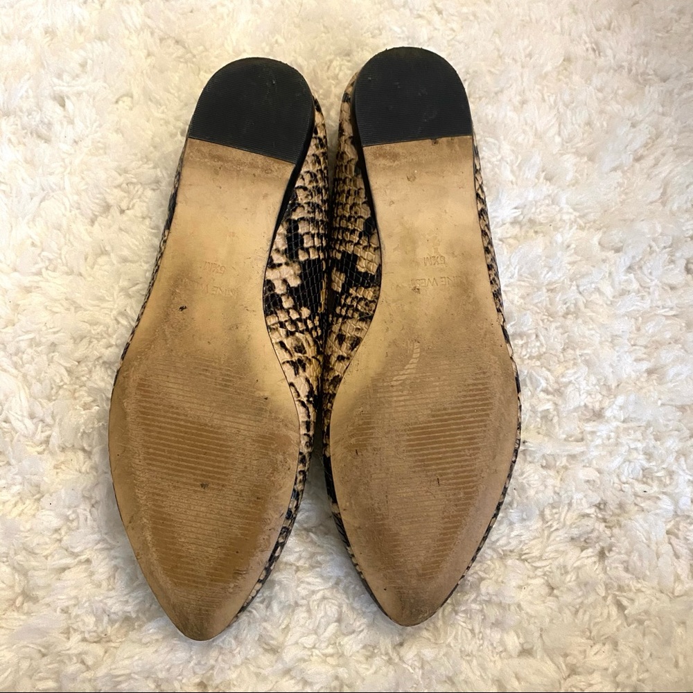 Nine West Speak Up Almond Toe Flats - Size 5.5 - Picture 3 of 3